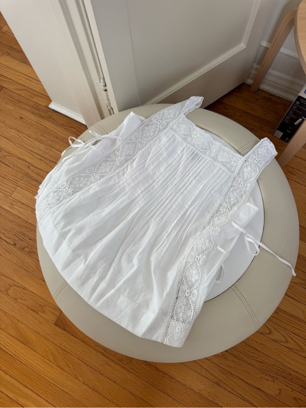 Madewell Sophie babydoll lace tank top